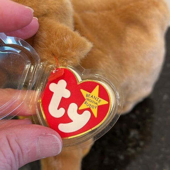 Vintage Ty Beanie Buddy Humphrey The Camel 1998 Retired . With Ear Tag - Picture 9 of 13